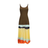 Fendi Multicolor Viscose Casual Dress