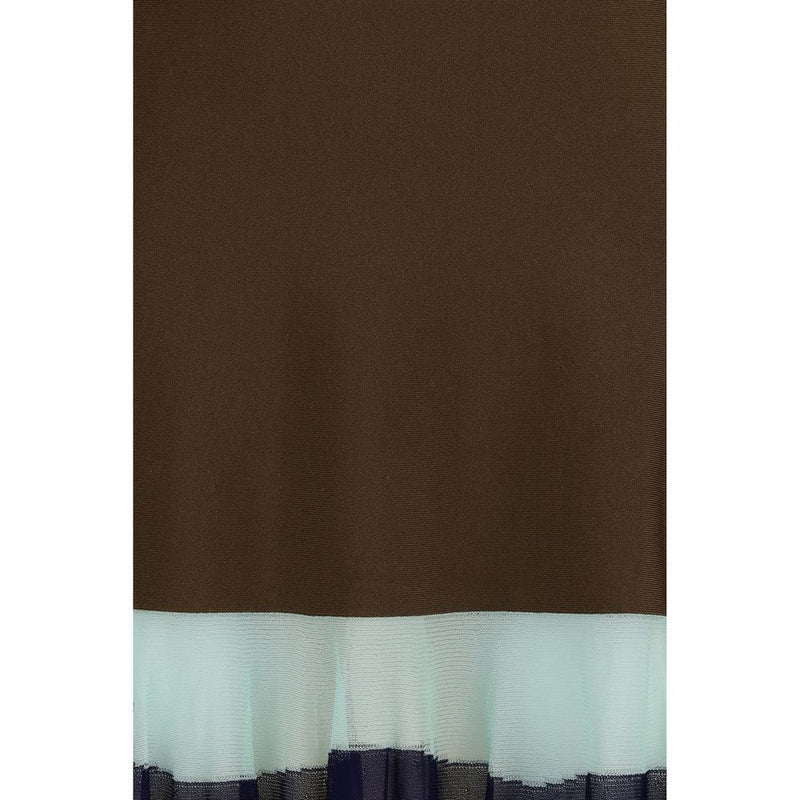 Fendi Multicolor Viscose Casual Dress - Elegant Sleeveless Design