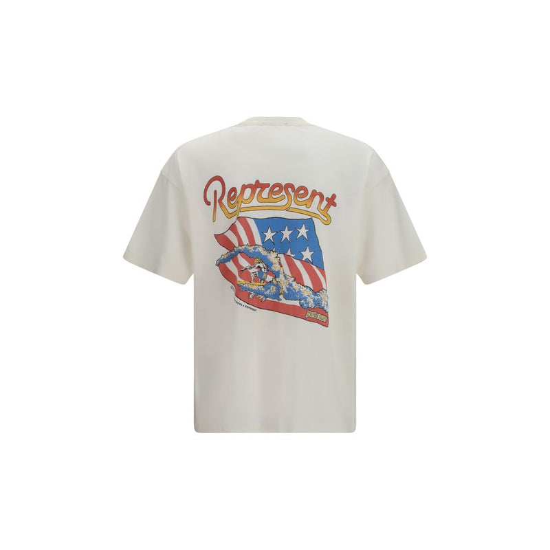 T-shirt en coton blanc Represent - Beach Boys Americas Band