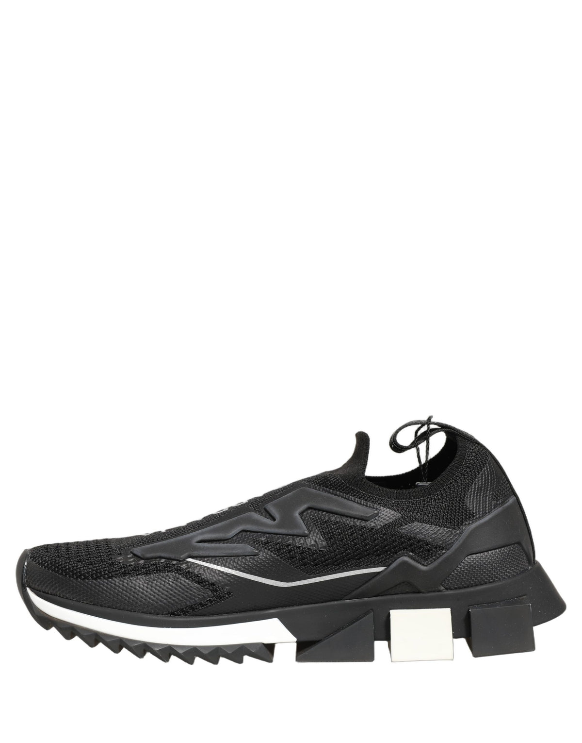 Dolce & Gabbana Sorrento Black & White Slip-On Sneakers