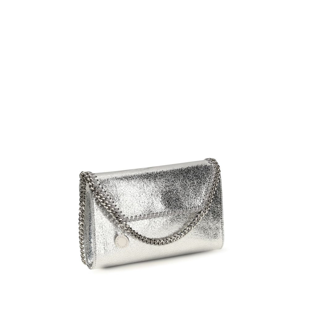 Stella McCartney Falabella Silver Polyester Shoulder Bag