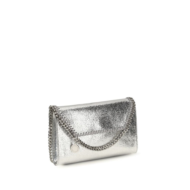 Stella McCartney Falabella Silver Polyester Shoulder Bag