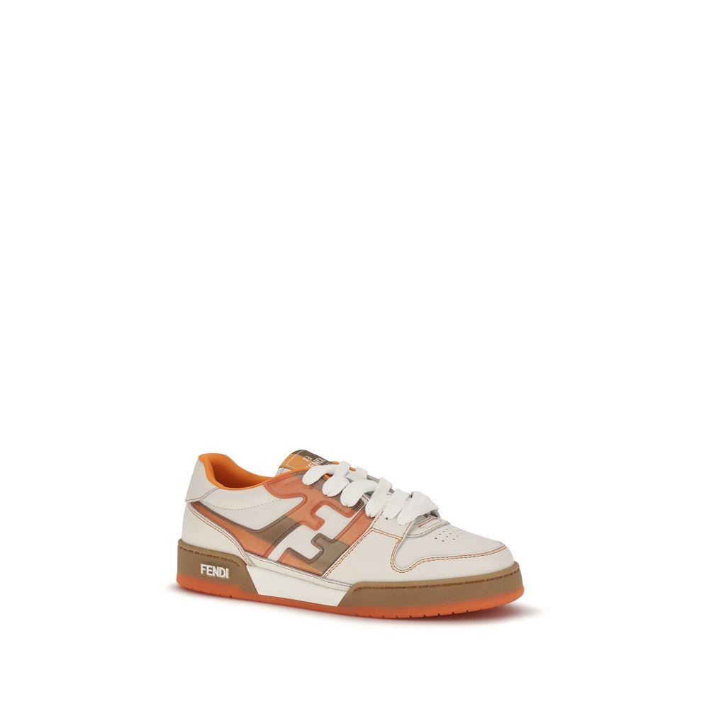 Fendi Multicolor Leather Athletic Sneakers for Men
