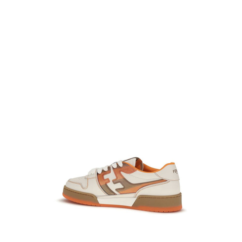 Fendi Multicolor Leather Athletic Sneakers for Men