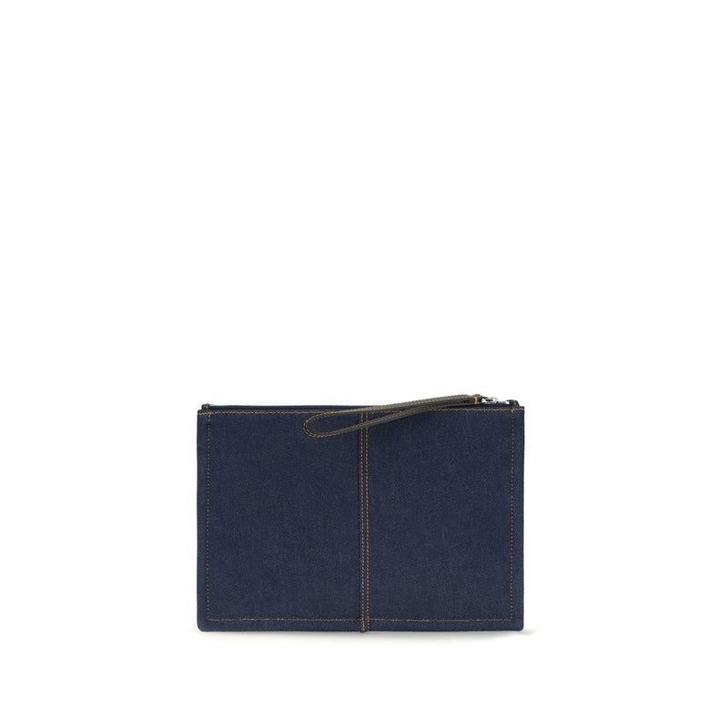 Fendi Blue Cotton Wallet - Stylish and Practical Design