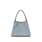 Fendi Blue Calf Leather Bos Taurus Shoulder Bag