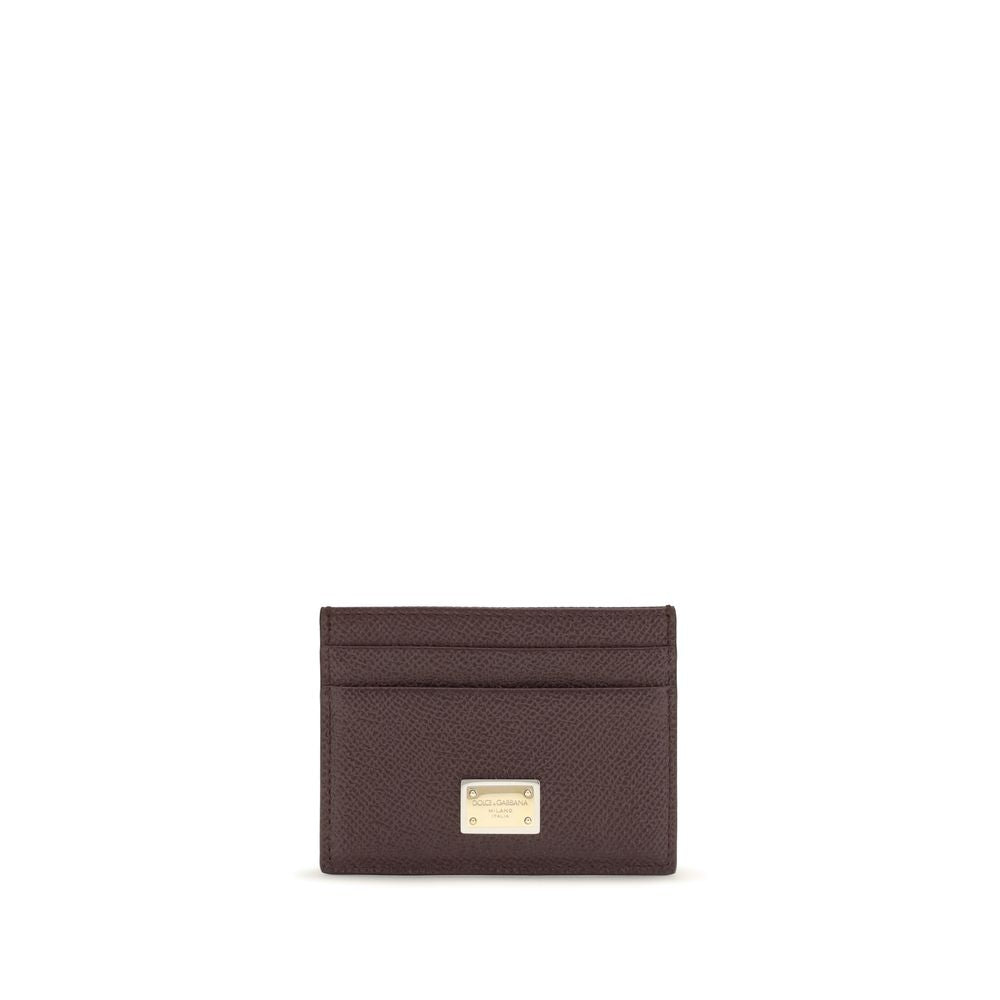 Dolce & Gabbana Black Calf Leather Bos Taurus Wallet
