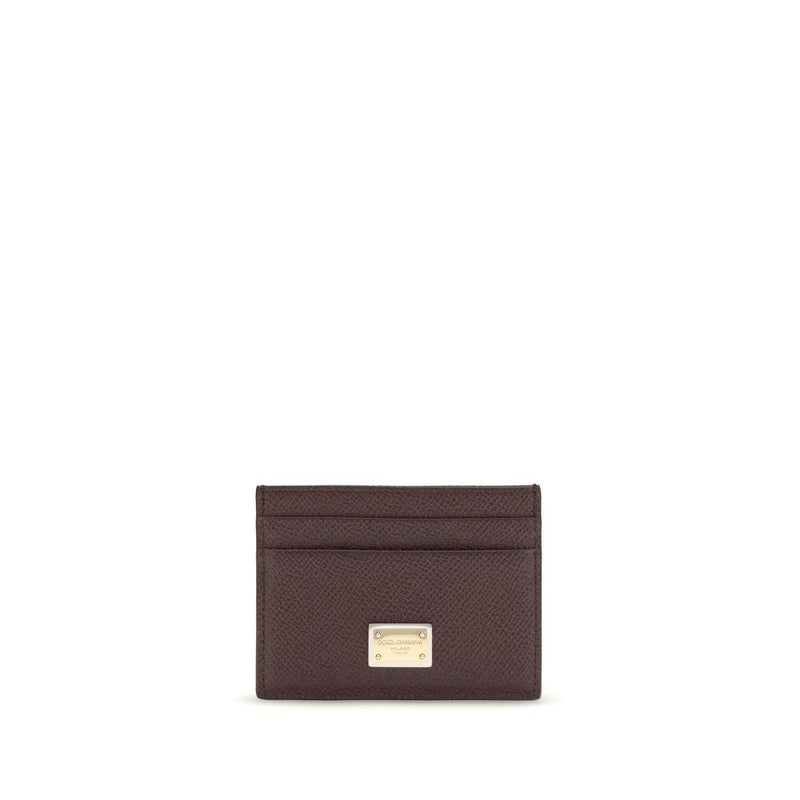 Dolce & Gabbana Black Calf Leather Bos Taurus Wallet