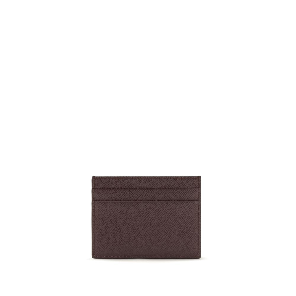 Dolce & Gabbana Black Calf Leather Bos Taurus Wallet