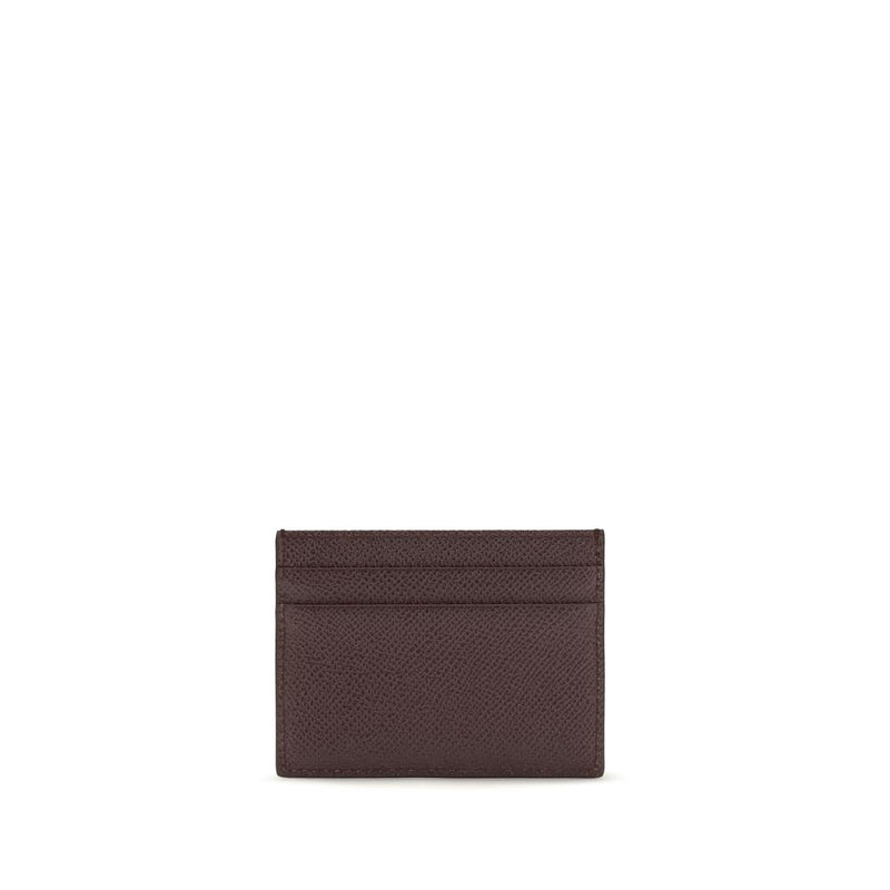Dolce & Gabbana Black Calf Leather Bos Taurus Wallet