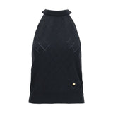 Balmain Black Wool Oves Aries Sleeveless T-Shirt