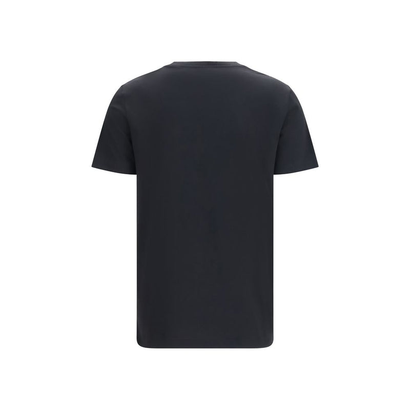 Balmain Black Cotton Logo T-Shirt for Women