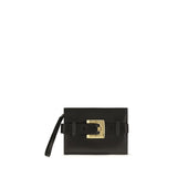 Balmain Black Lamb Ovis Aries Shoulder Bag