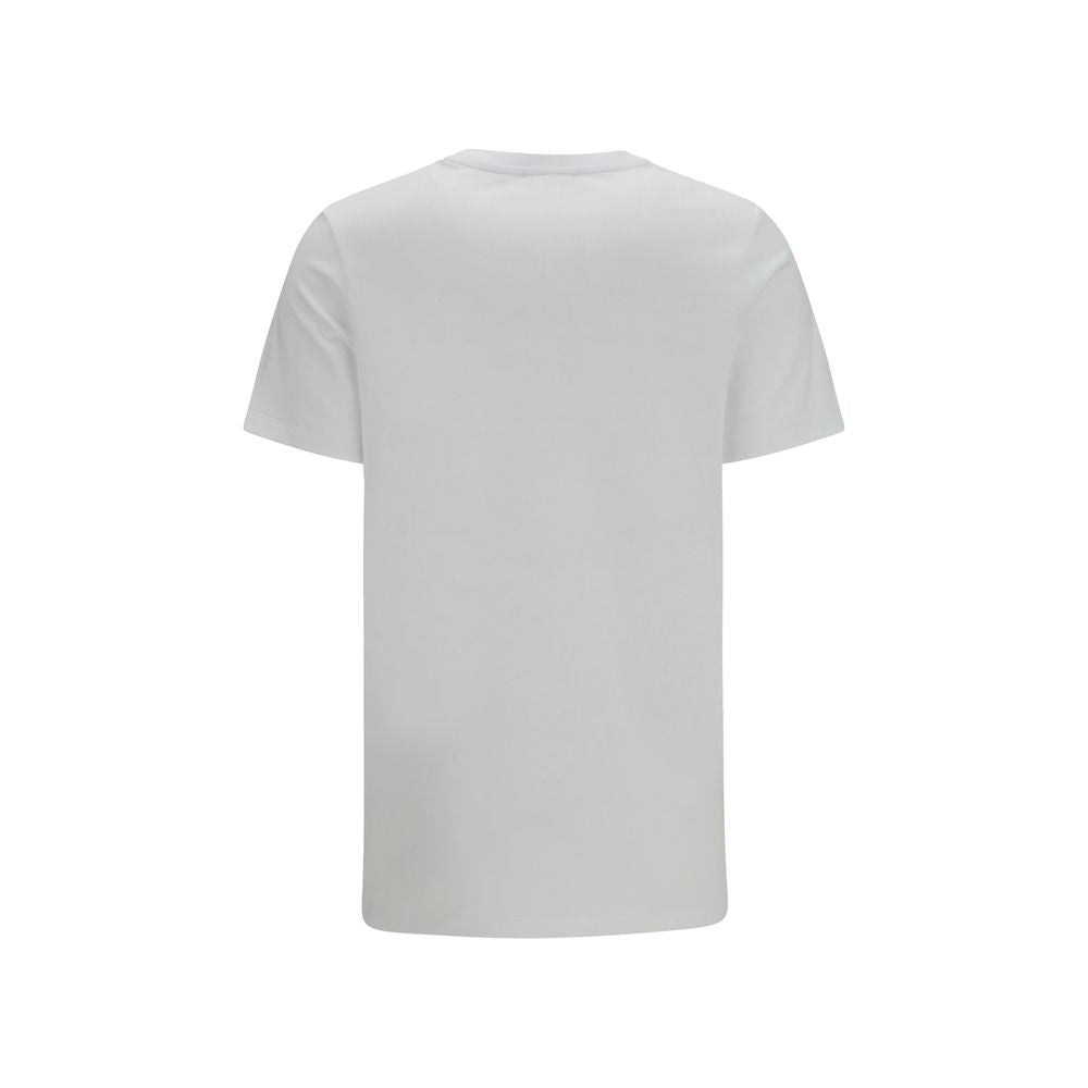 T-Shirt en Coton Blanc Balmain