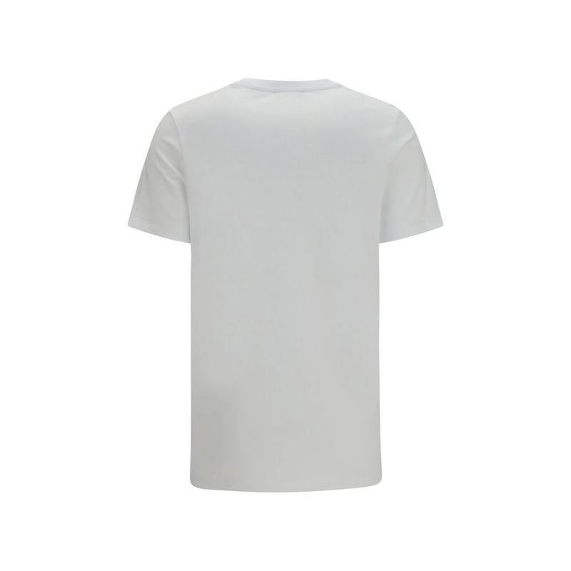 Balmain White Cotton Logo T-Shirt for Women