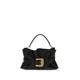 Balmain Black Calf Leather Bos Taurus Shoulder Bag