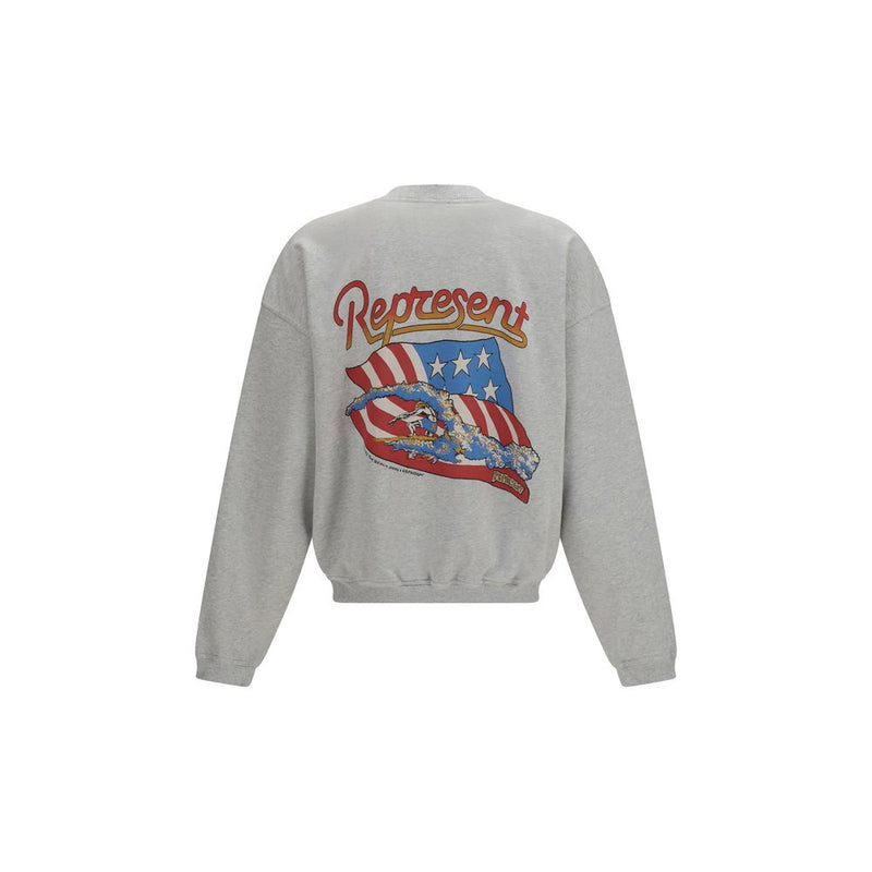 Represent Gray Cotton Sweatshirt - Beach Boys Americas Band
