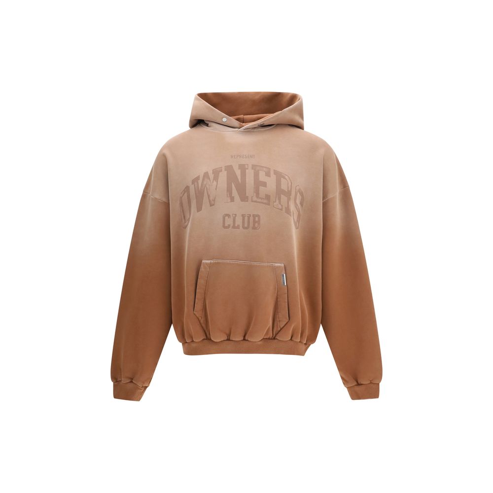 Represent Owners Club Beige Cotton Sweatshirt