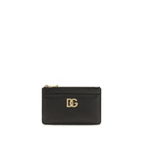 Dolce & Gabbana Black Calf Leather Bos Taurus Wallet