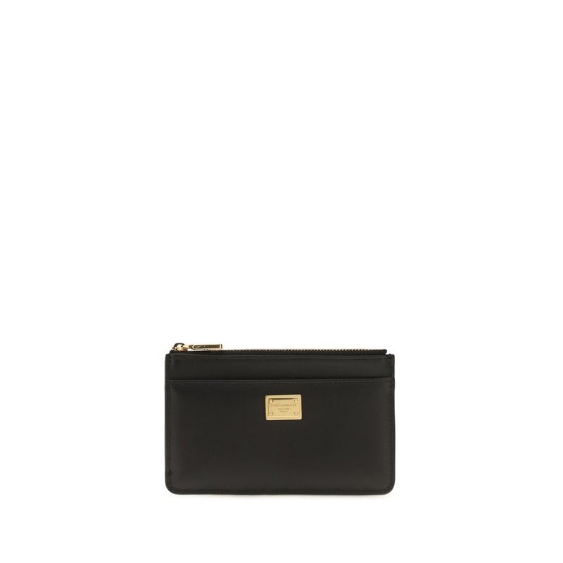 Dolce & Gabbana Black Calf Leather Bos Taurus Wallet