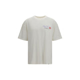 T-shirt en coton blanc Represent Love and Kisses