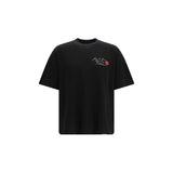 T-shirt en coton noir Represent Love and Kisses