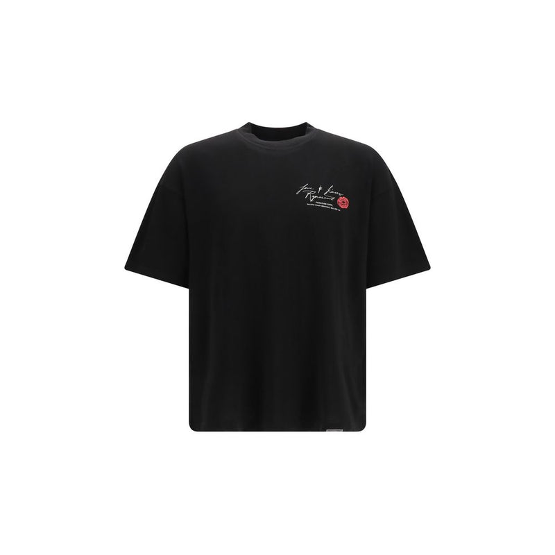 Represent Black Cotton T-Shirt - Love and Kisses Graphic Tee