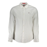 Tommy Hilfiger Bianco Cotton Men's Shirt - Slim Fit