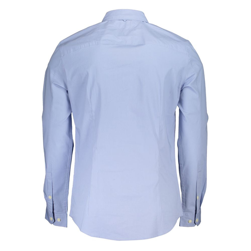 Tommy Hilfiger Azure Cotton Men's Shirt - Slim Fit