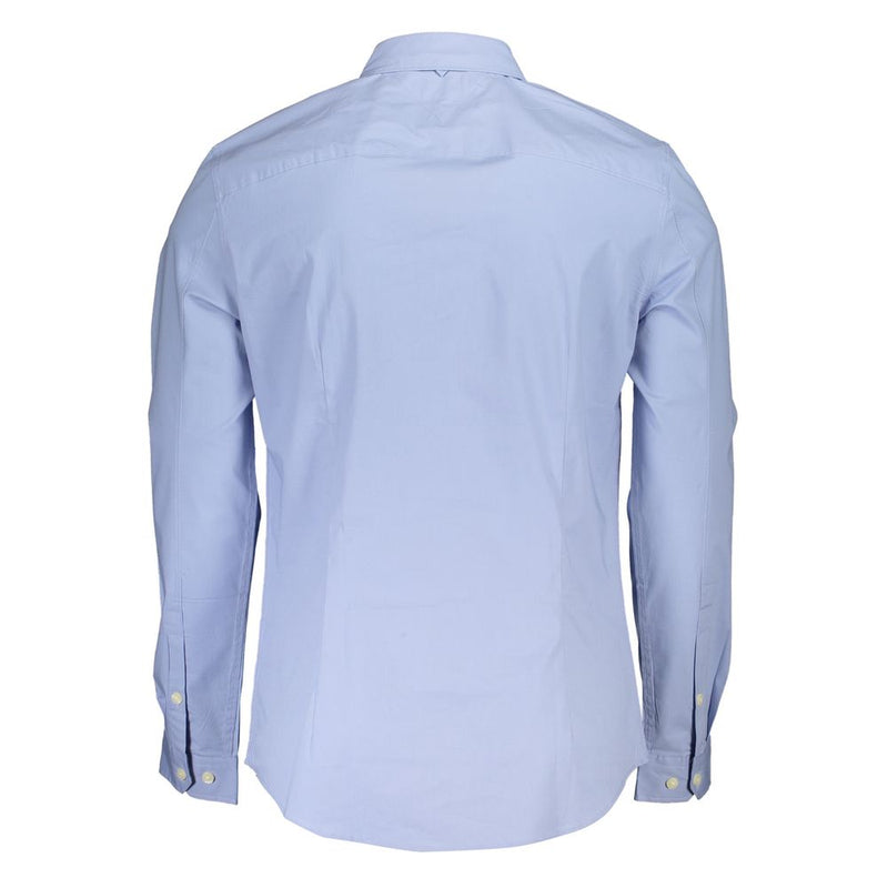Tommy Hilfiger Azure Cotton Men's Shirt - Slim Fit
