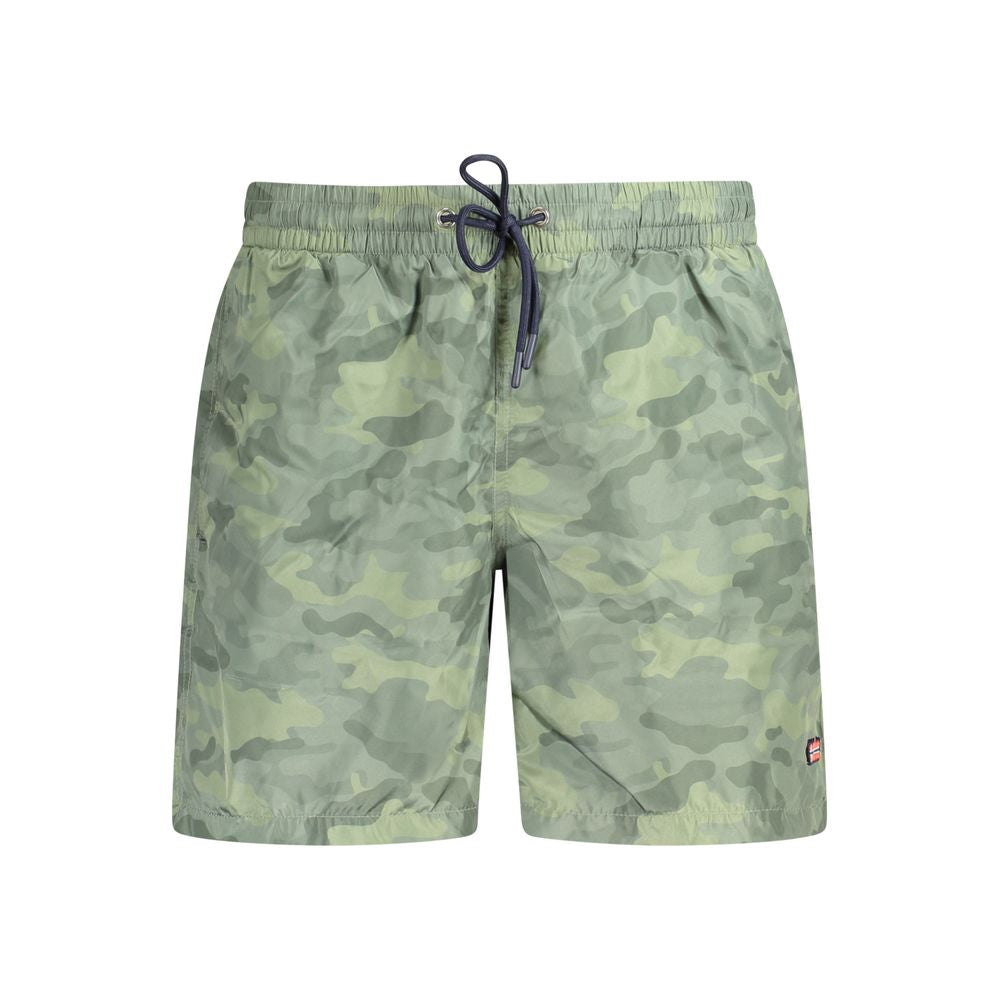 Boxer de Bain en Polyester Vert pour Homme - Norway 1963