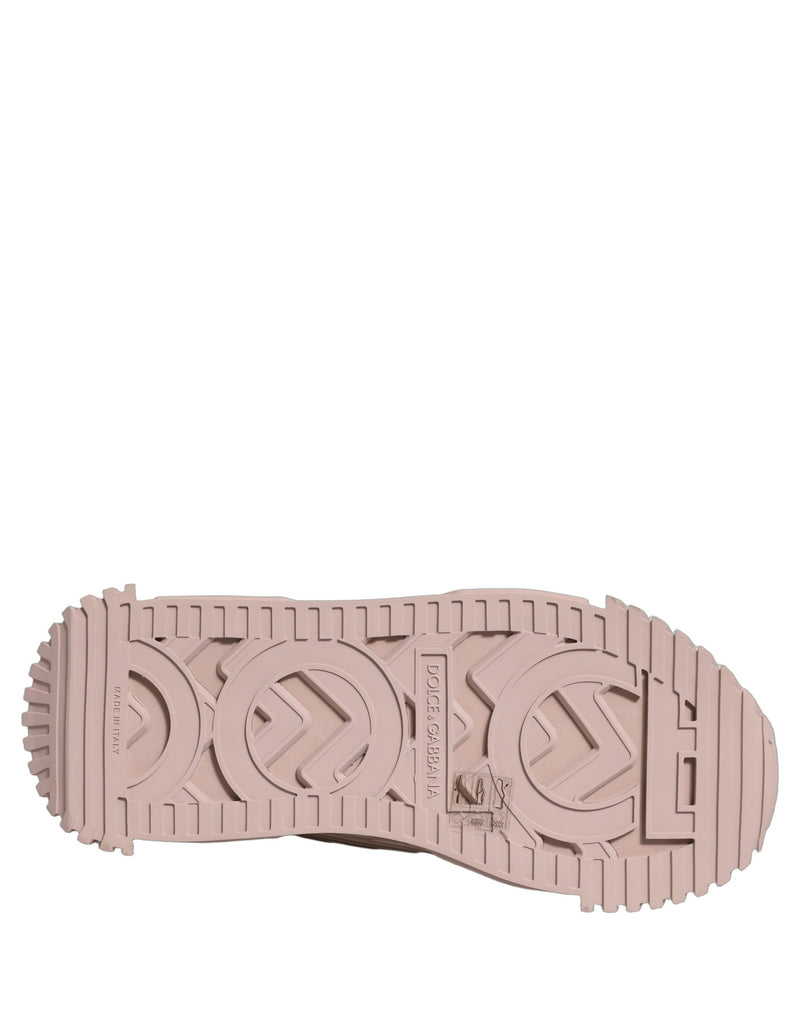 Chaussures de sport Dolce & Gabbana NS1 basses en dentelle rose