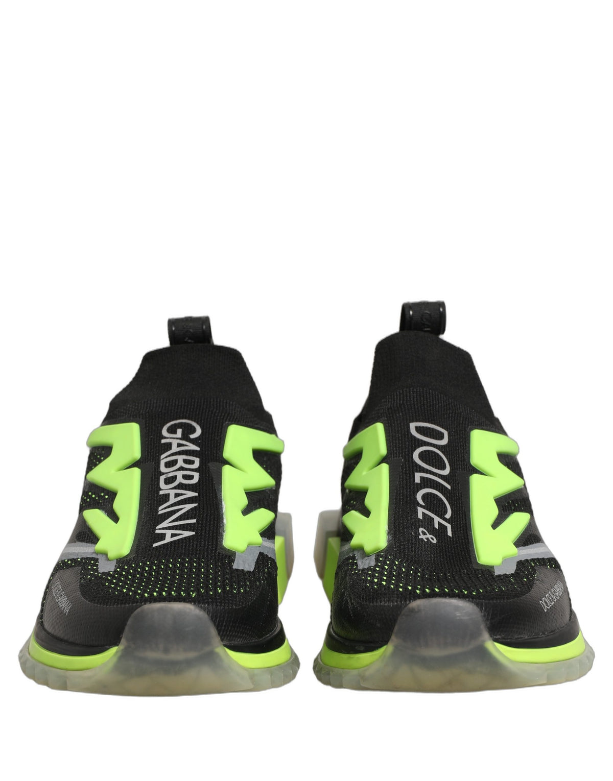 Dolce & Gabbana Sorrento Black Green Low Top Sneakers