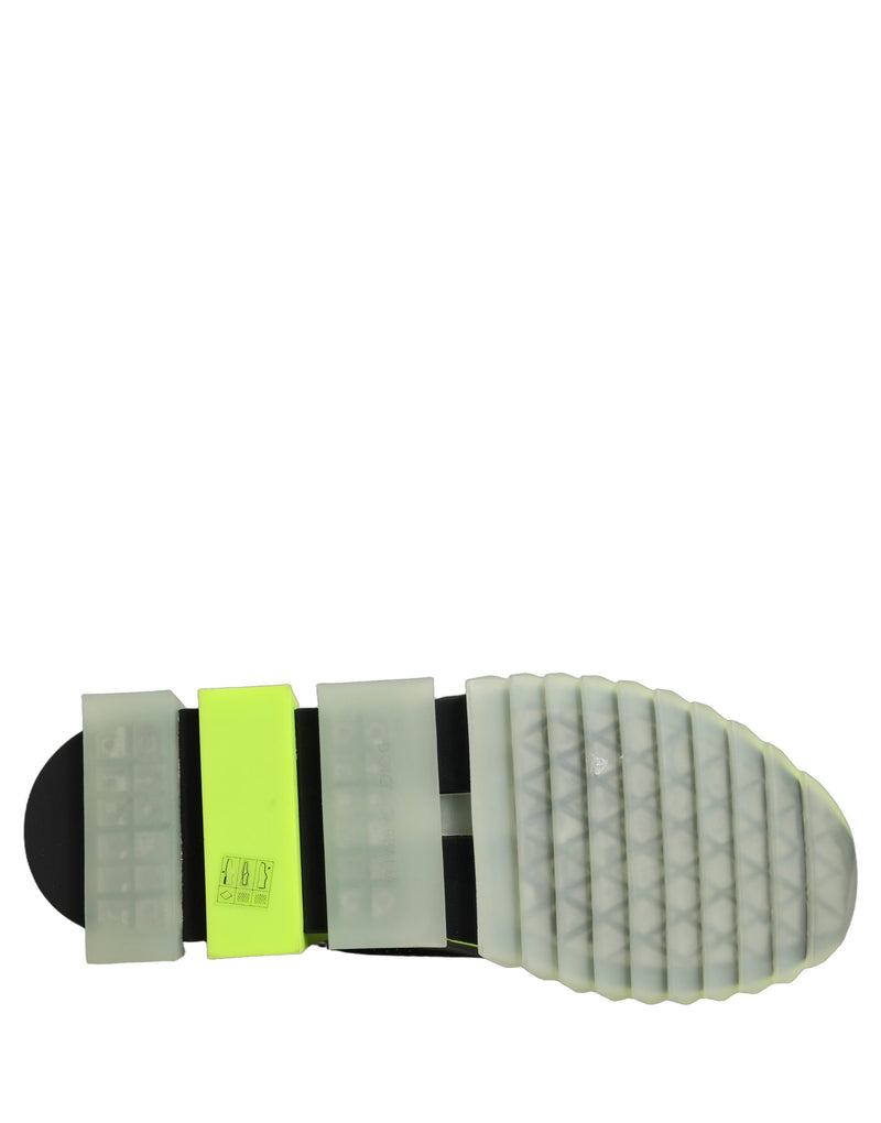 Dolce & Gabbana Black Green Sorrento Low Top Sneakers