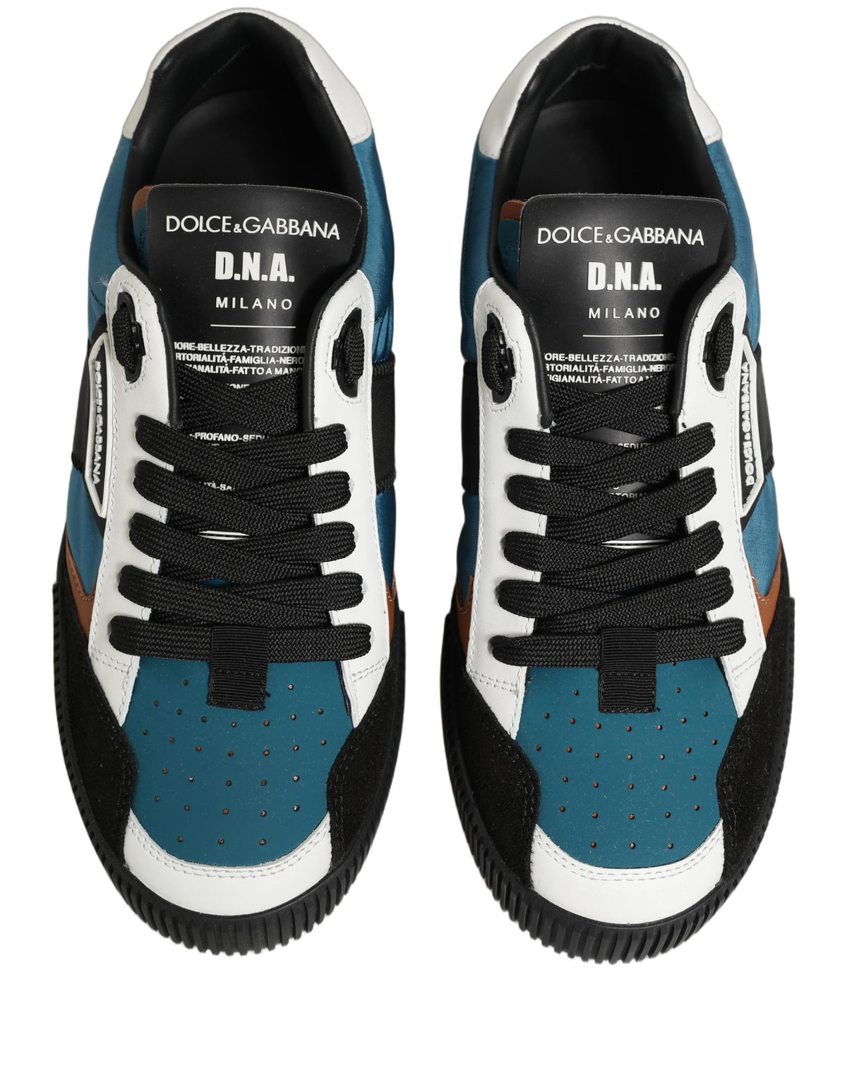 Dolce & Gabbana MIAMI Multicolor Low Top Sneakers for Men