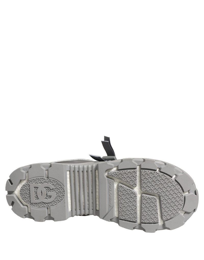 Dolce & Gabbana Gray Airmaster Panelled Low Top Men Sneakers