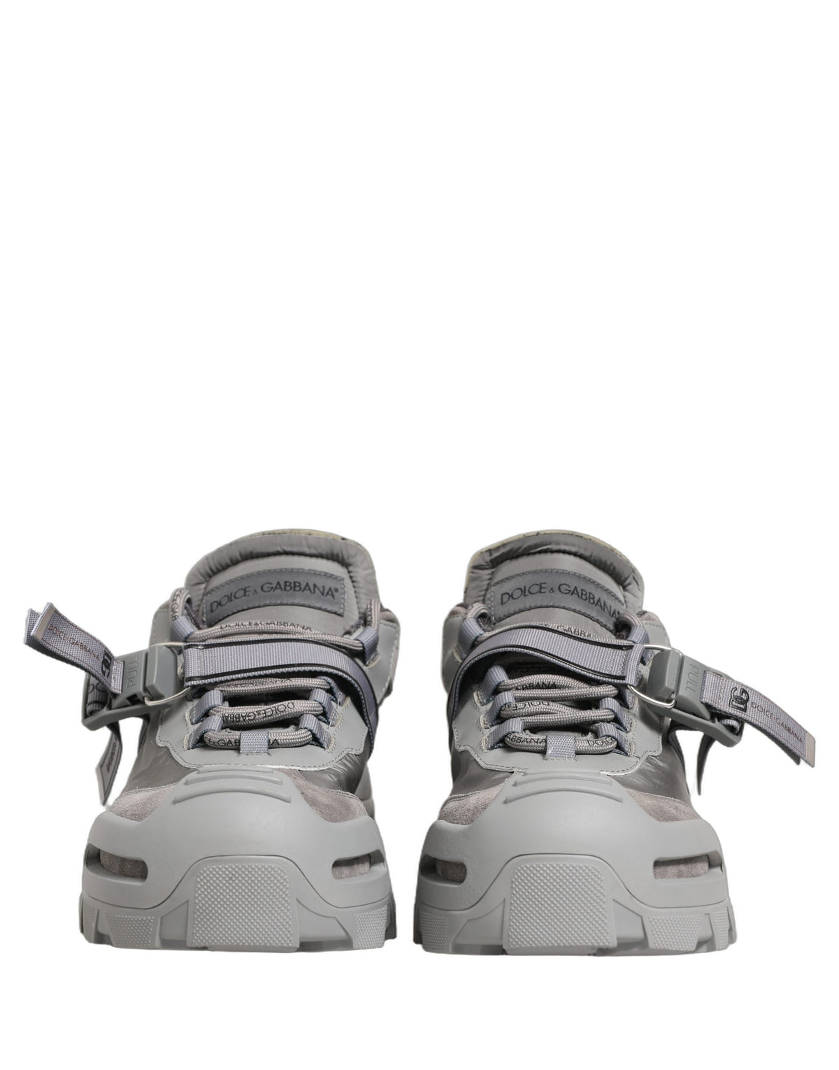 Dolce & Gabbana Gray Airmaster Panelled Low Top Sneakers for Men