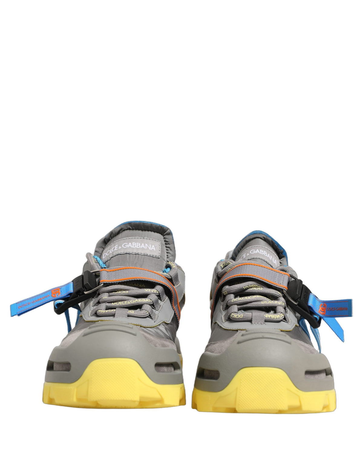 Dolce & Gabbana Gray Airmaster Panelled Low Top Men Sneakers