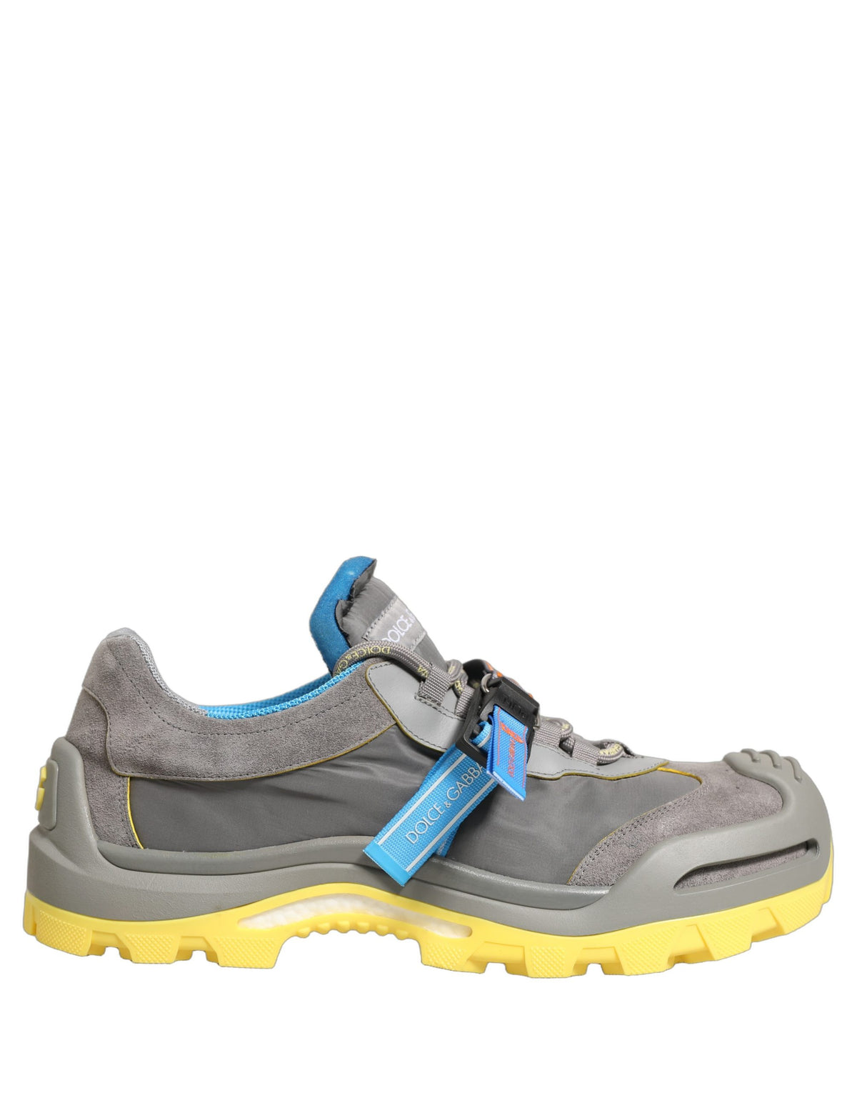 Dolce & Gabbana Gray Airmaster Panelled Low Top Men Sneakers