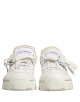 Dolce & Gabbana White Airmaster Panelled Low Top Men Sneakers