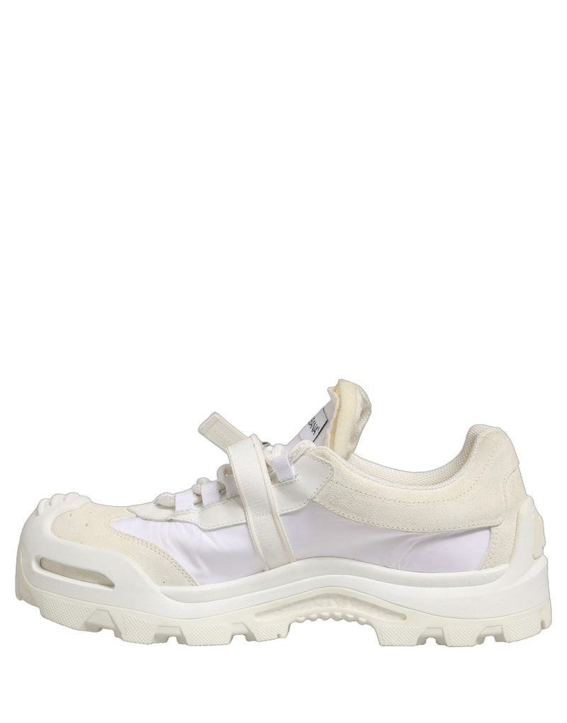 Dolce & Gabbana White Airmaster Panelled Low Top Men Sneakers