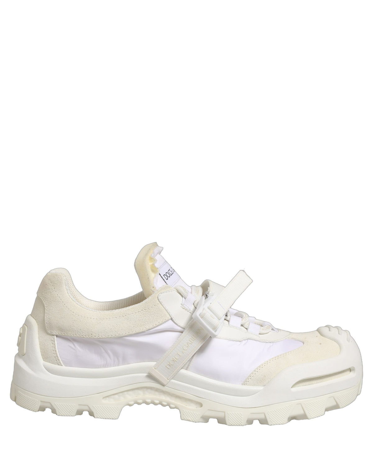 Dolce & Gabbana White Airmaster Panelled Low Top Men Sneakers