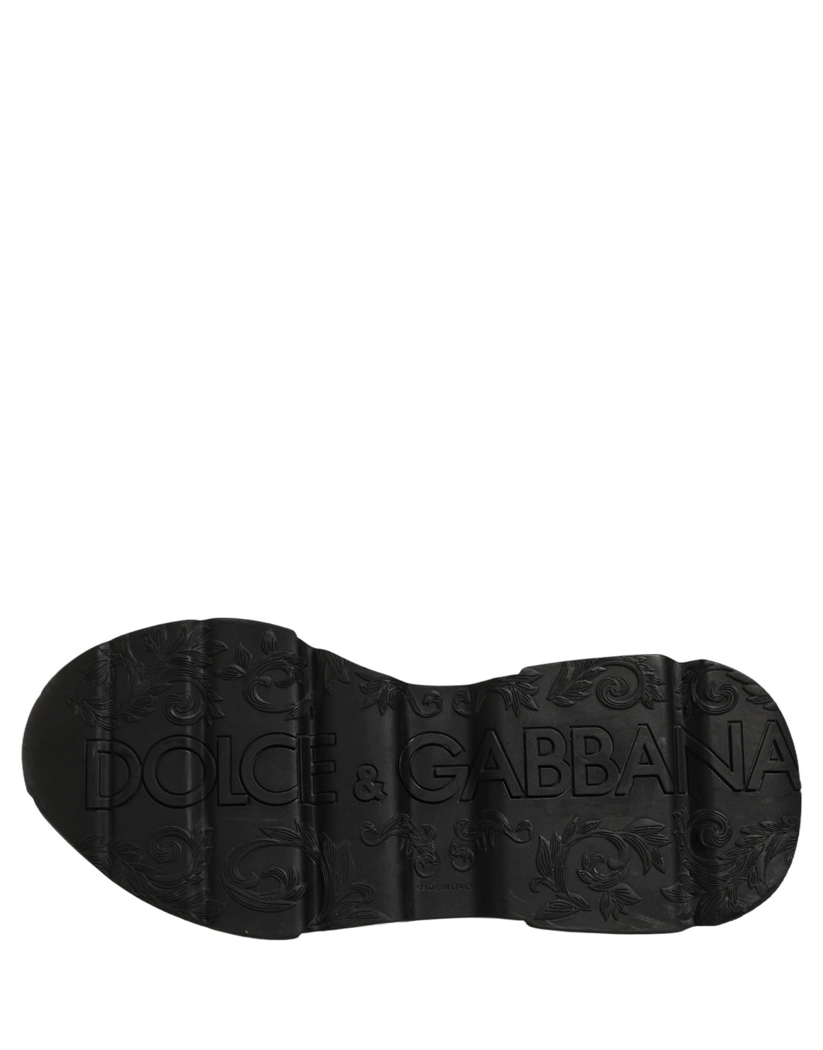 Dolce & Gabbana White Black Daymaster Low Top Sneakers
