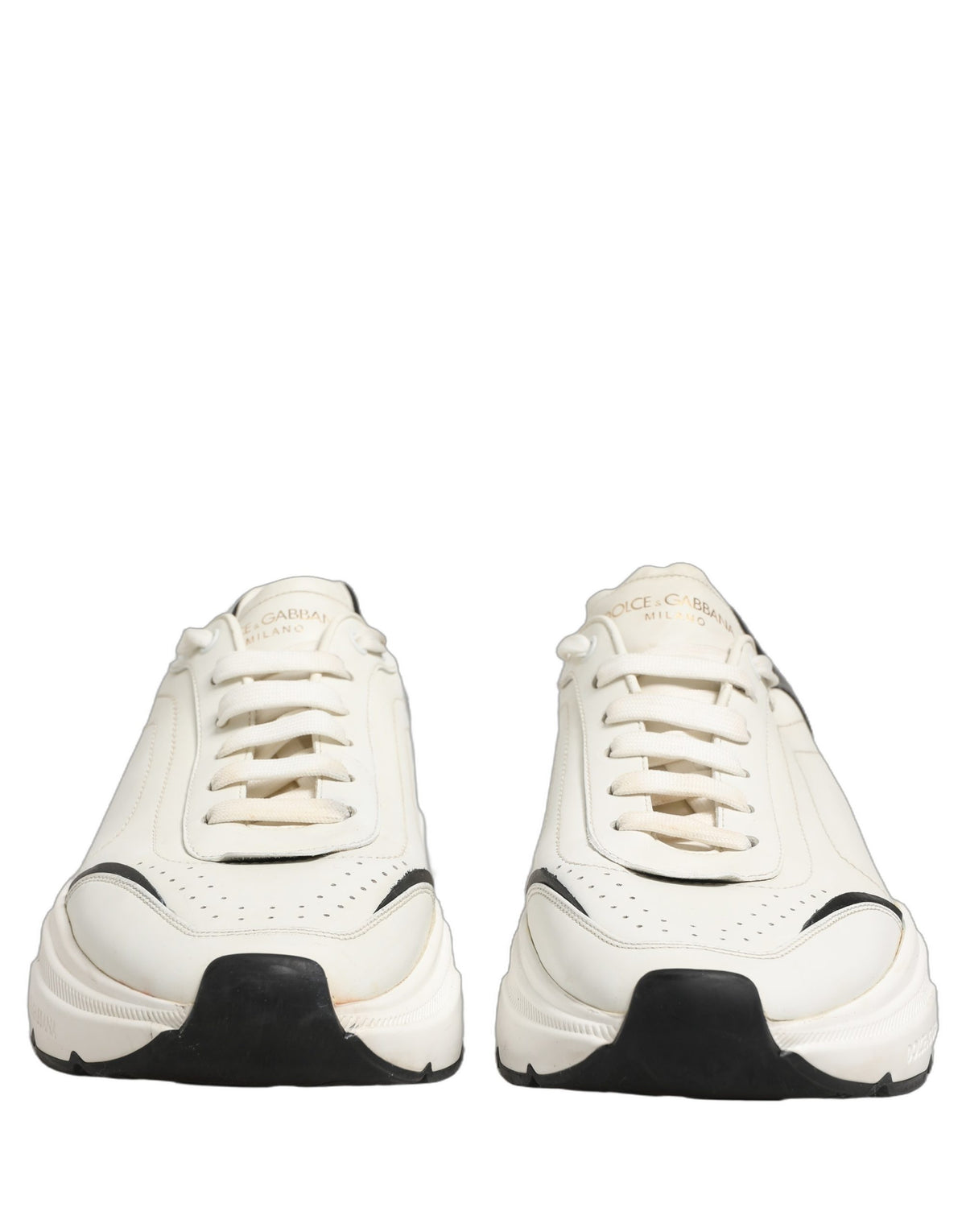 Dolce & Gabbana Daymaster White Black Low Top Sneakers
