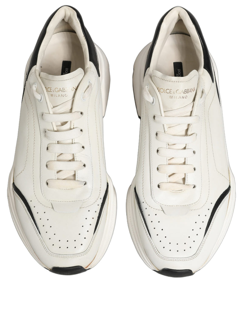 Dolce & Gabbana Daymaster White Black Low Top Sneakers