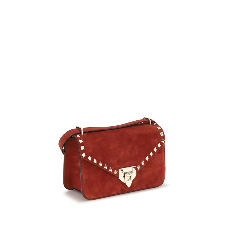 Valentino Garavani Rockstud Mini Suede Leather Shoulder Bag