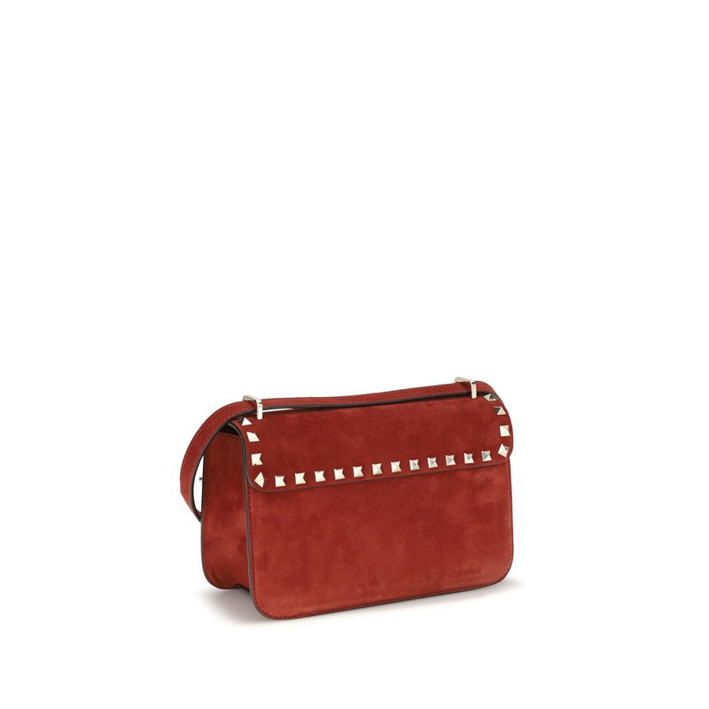 Valentino Garavani Rockstud Mini Suede Leather Shoulder Bag