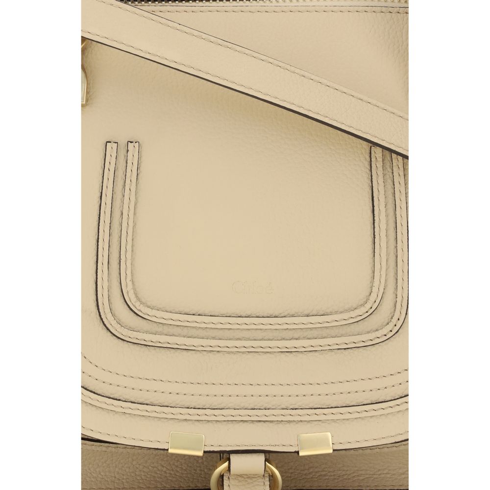 Chloé Beige Calf Leather Bos Taurus Shoulder Bag