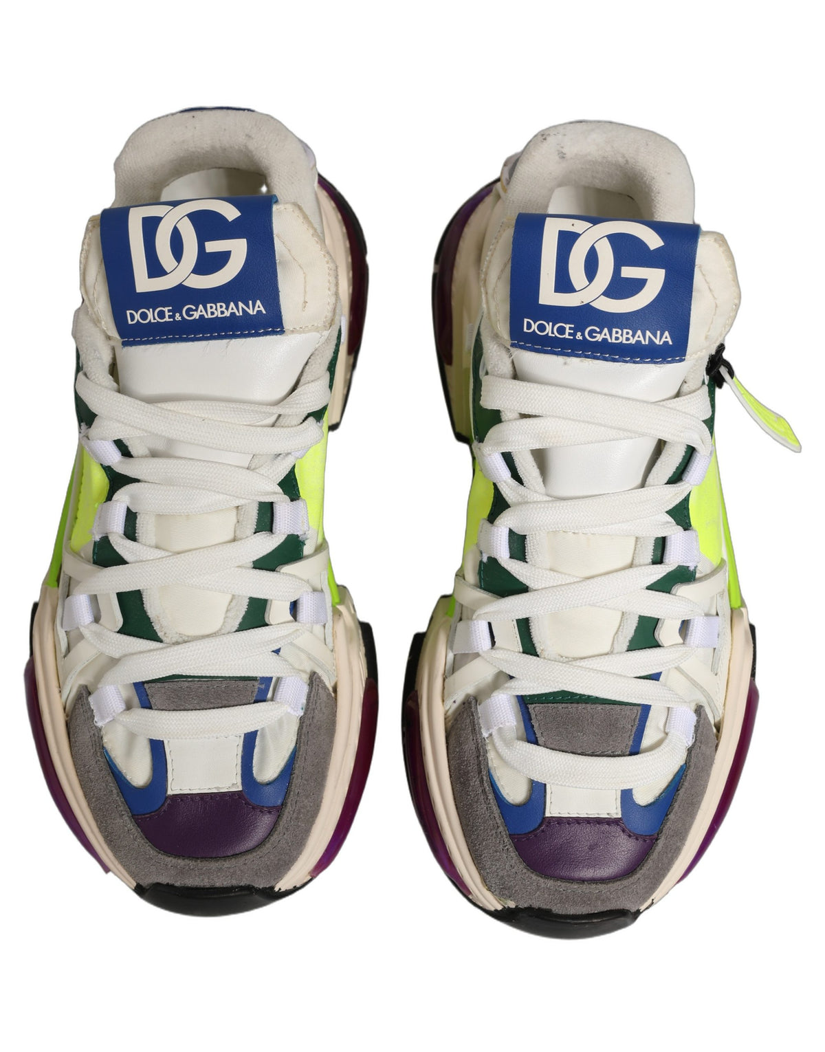 Dolce & Gabbana Airmaster Multicolor Low Top Sneakers