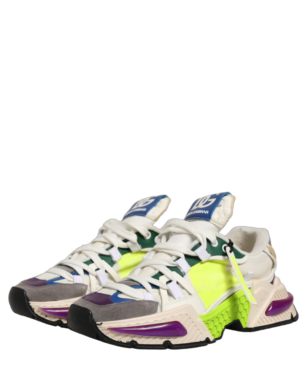 Dolce & Gabbana Airmaster Multicolor Low Top Sneakers